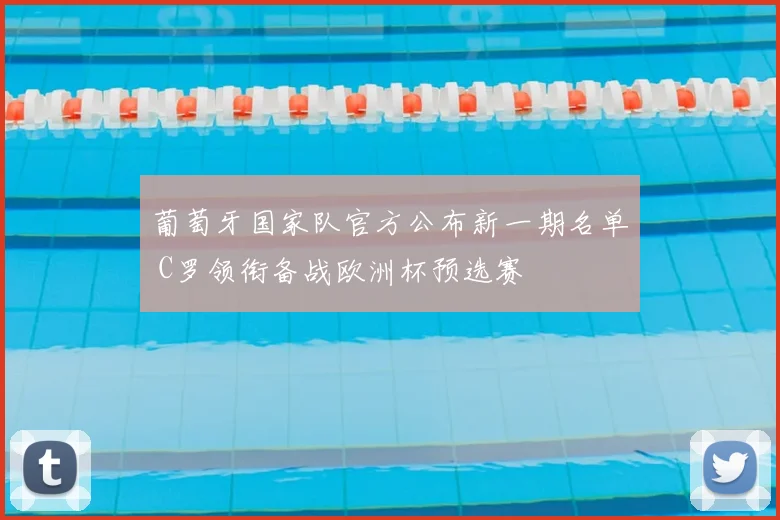 葡萄牙国家队官方公布新一期名单 C罗领衔备战欧洲杯预选赛